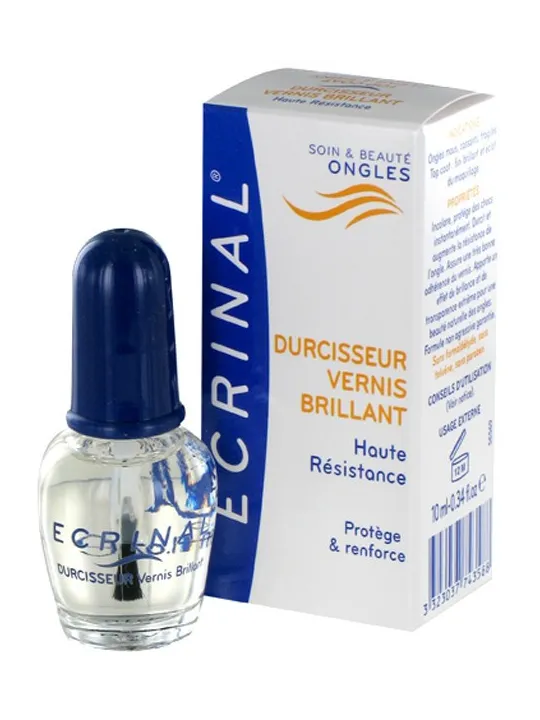 Ecrinal durcisseur vernis brillant ongles mous 10ml