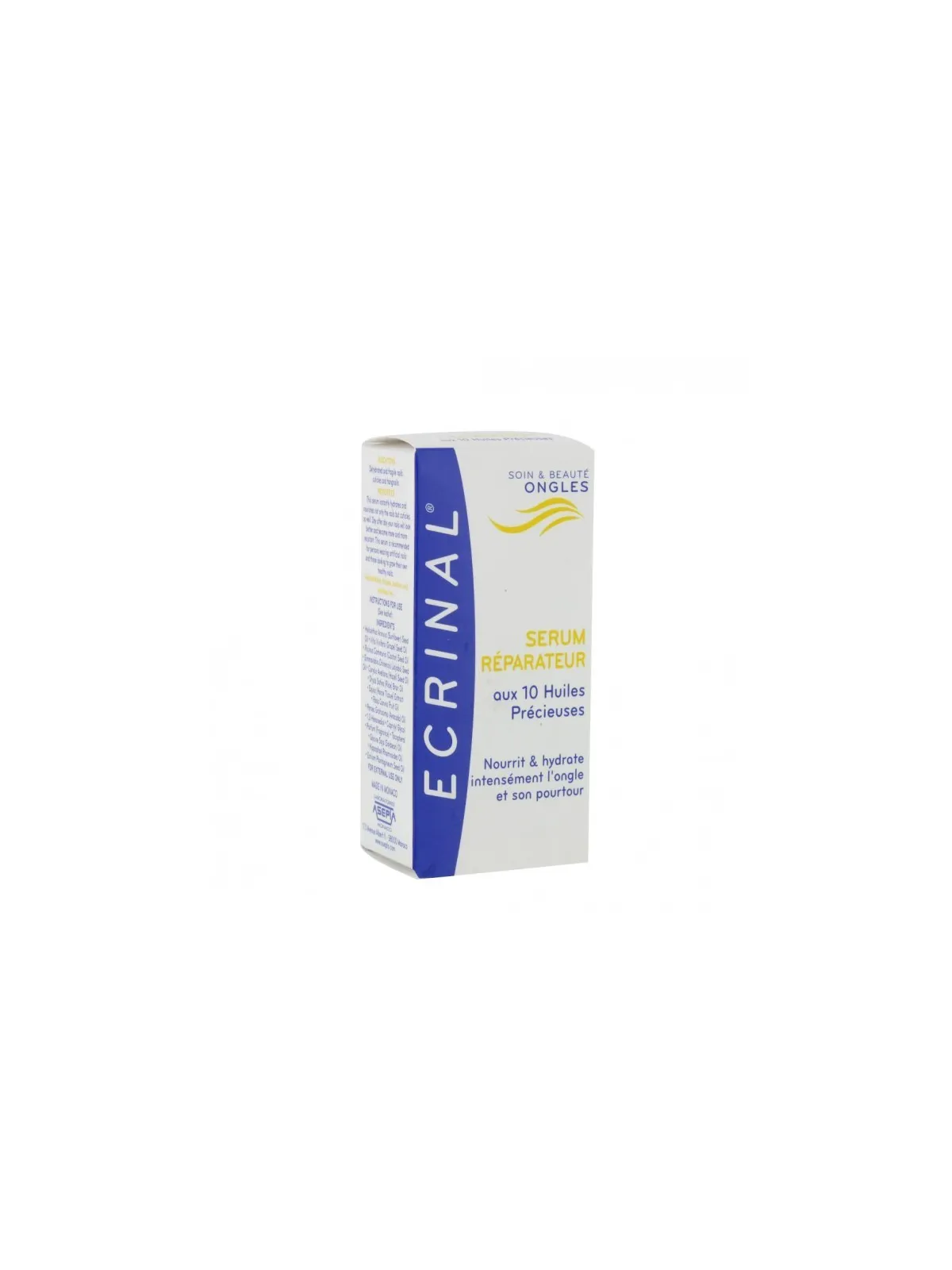 Ecrinal ongles serum huile reparateur 10 ml
