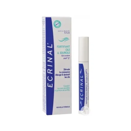 Ecrinal fortifiant cils et sourcils incolore à l'anp2+ 9 ml