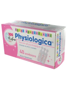 Physiologica sérum physiologique 40 unidoses de 5ml