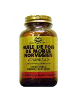 HUILE DE FOIE DE MORUE 100 CAPS