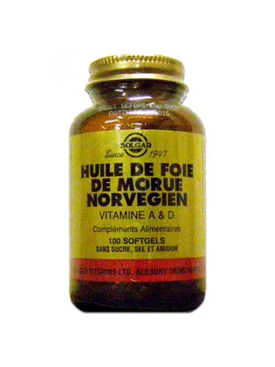 HUILE DE FOIE DE MORUE 100 CAPS