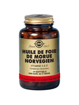 HUILE DE FOIE DE MORUE 250 CAPS
