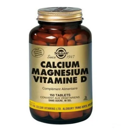 CALCIUM MAGNESIUM VITAMINE D - SOLGAR