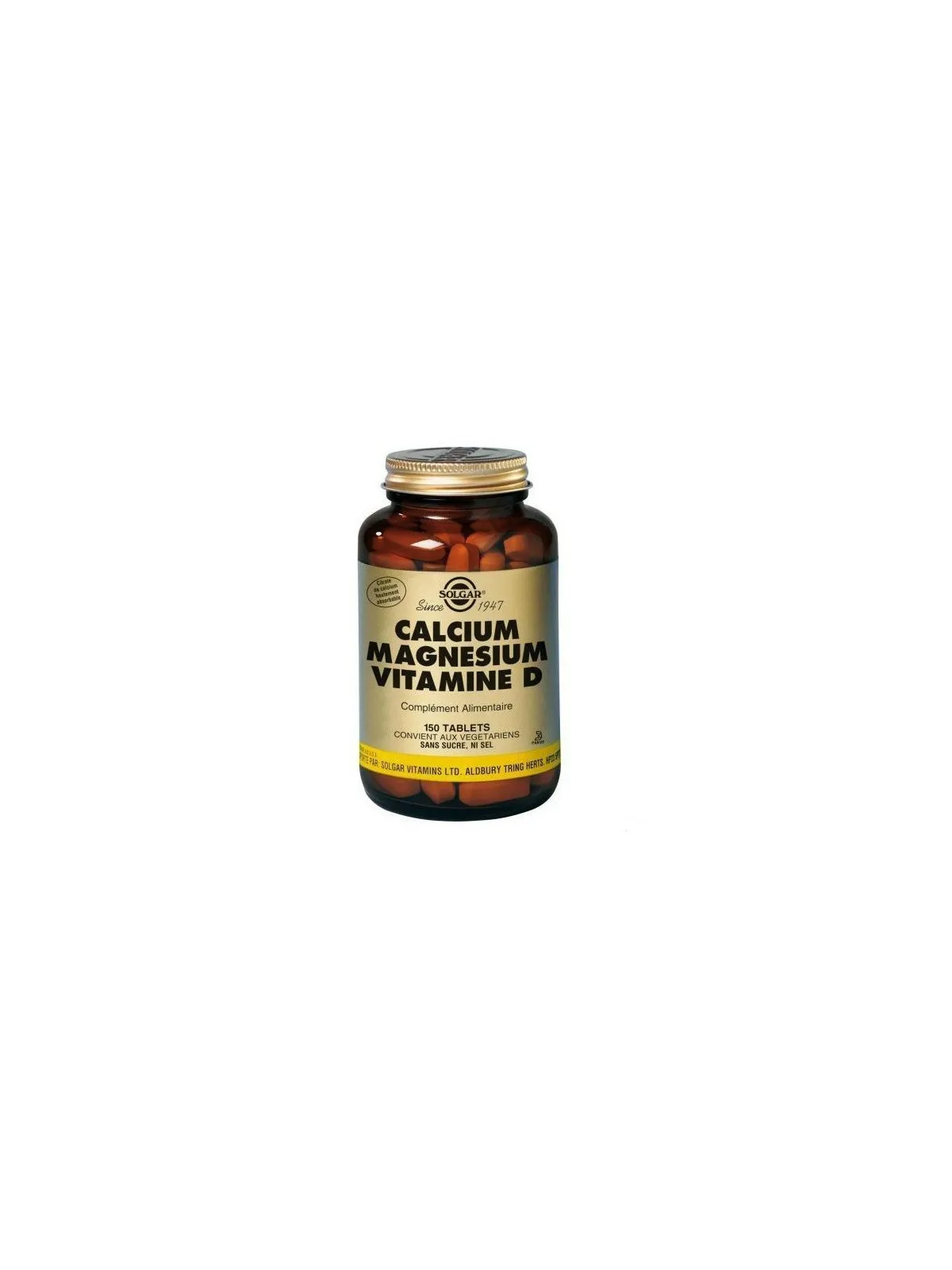 CALCIUM MAGNESIUM VITAMINE D - SOLGAR