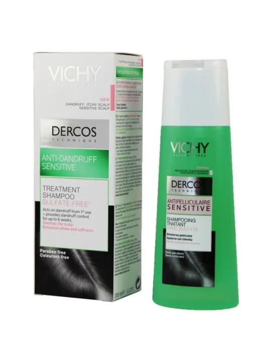 Dercos shampooing antipelliculaire sensitive  200 ml - Vichy