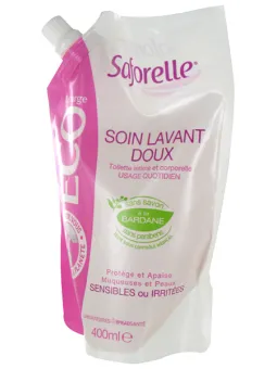 Saforelle eco recharge soin lavant doux px sensibles 400ml