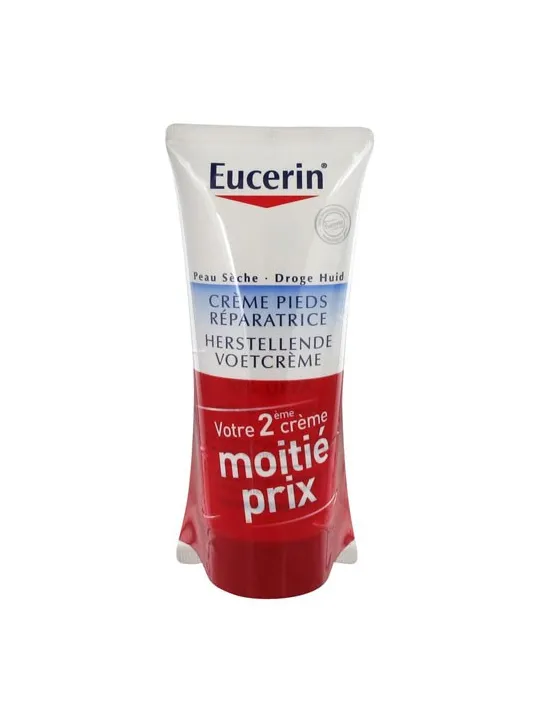 Crème pieds réparatrice 10 % d'urée 2 x 100 ml
