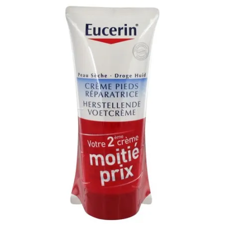 Crème pieds réparatrice 10 % d'urée 2 x 100 ml