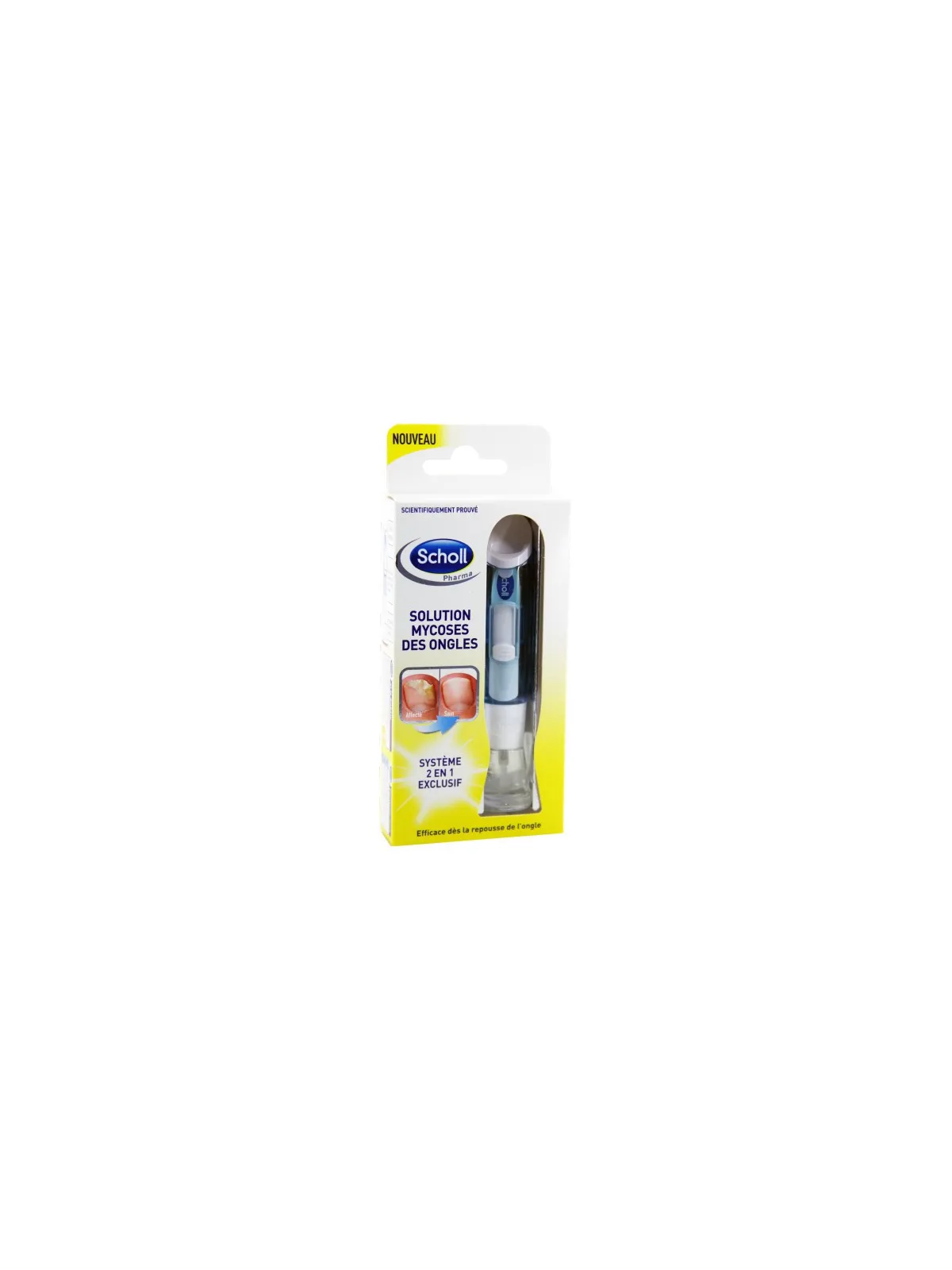 Solution mycose des ongles 2 en 1
