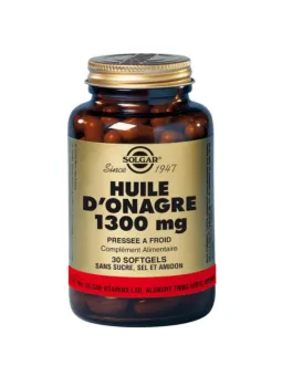 HUILE D'ONAGRE 1300MG 30 CAPS