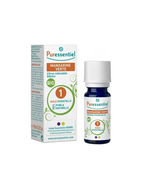 PURESSENTIEL Huile Essentielle de Mandarine Verte Bio 10ML