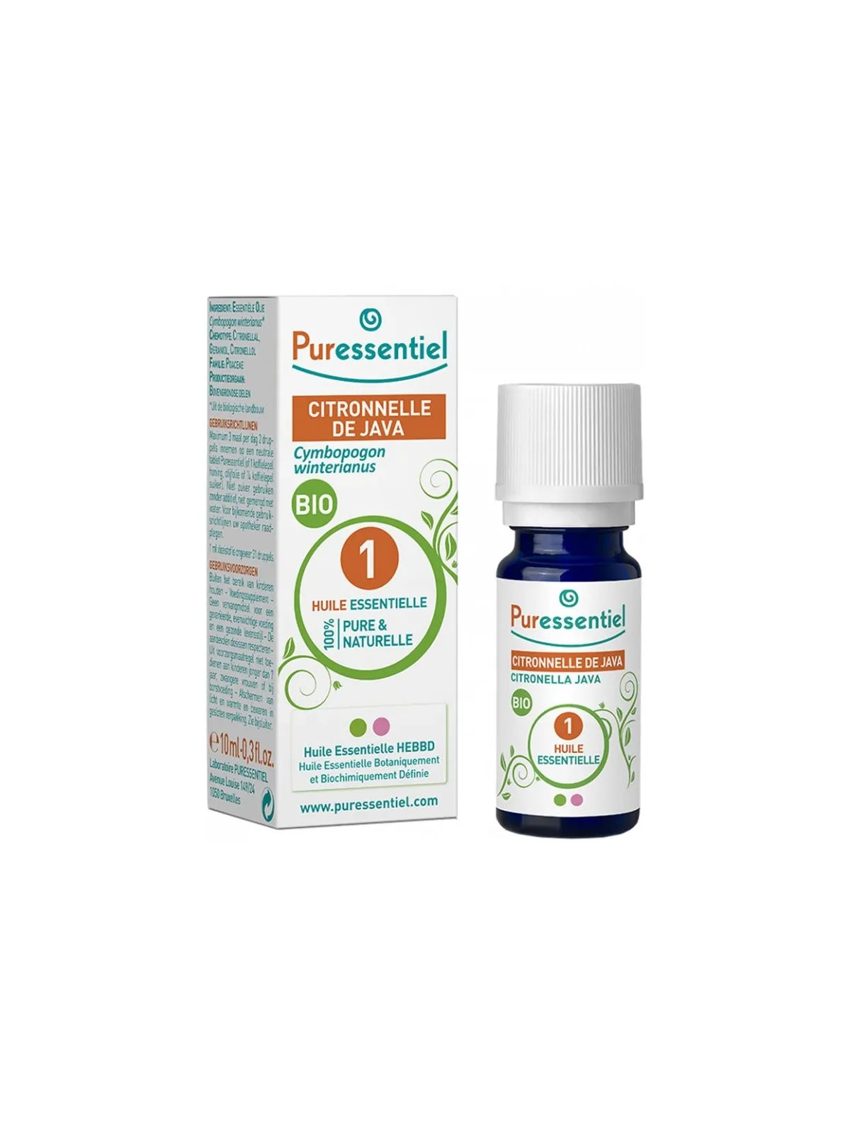 PURESSENTIEL HE de Citronnelle de Java Bio 10ML