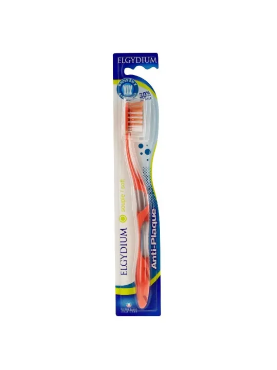 Elgydium brosse à dents anti-plaque souple