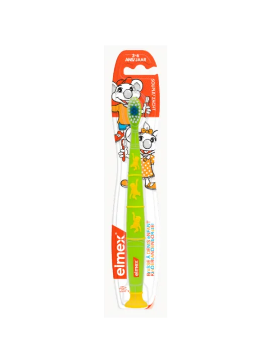 ELMEX Brosse à Dents Enfants 3-6 Ans