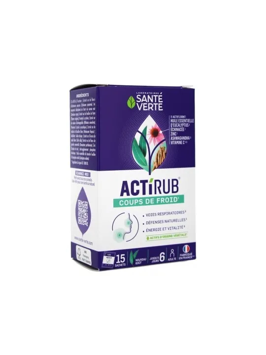 SANTE VERTE Actirub Sachets boite de 15
