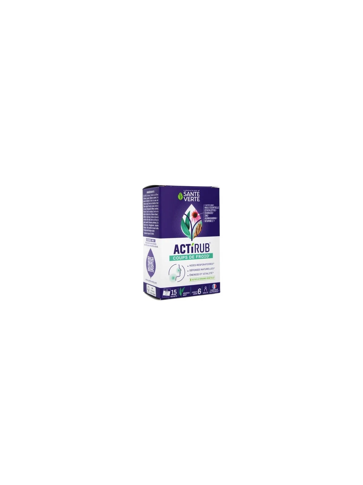 SANTE VERTE Actirub Sachets boite de 15