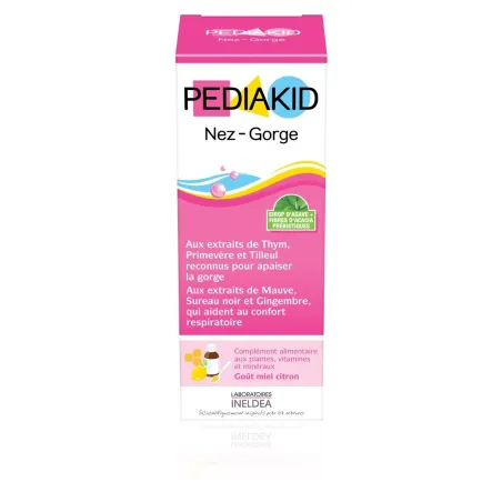 PEDIAKID Sirop Nez et Gorge 125ML