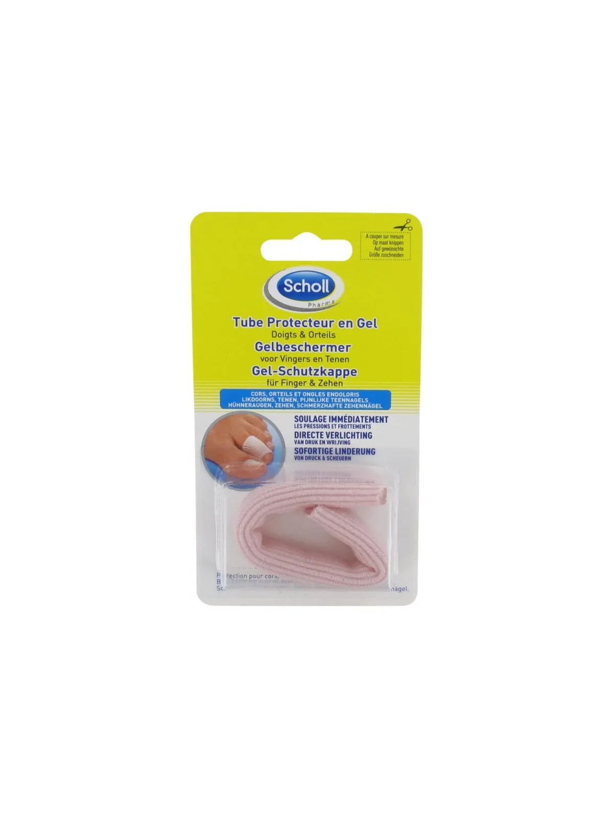 SCHOLL Tube Protecteur en Gel Doigts et Orteils