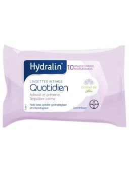 HYDRALIN Quotidien Lingettes Intimes Paquet de 10
