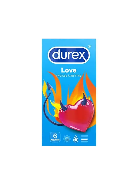 DUREX Love Préservatifs boite de 6