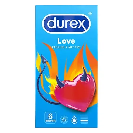 DUREX Love Préservatifs boite de 6