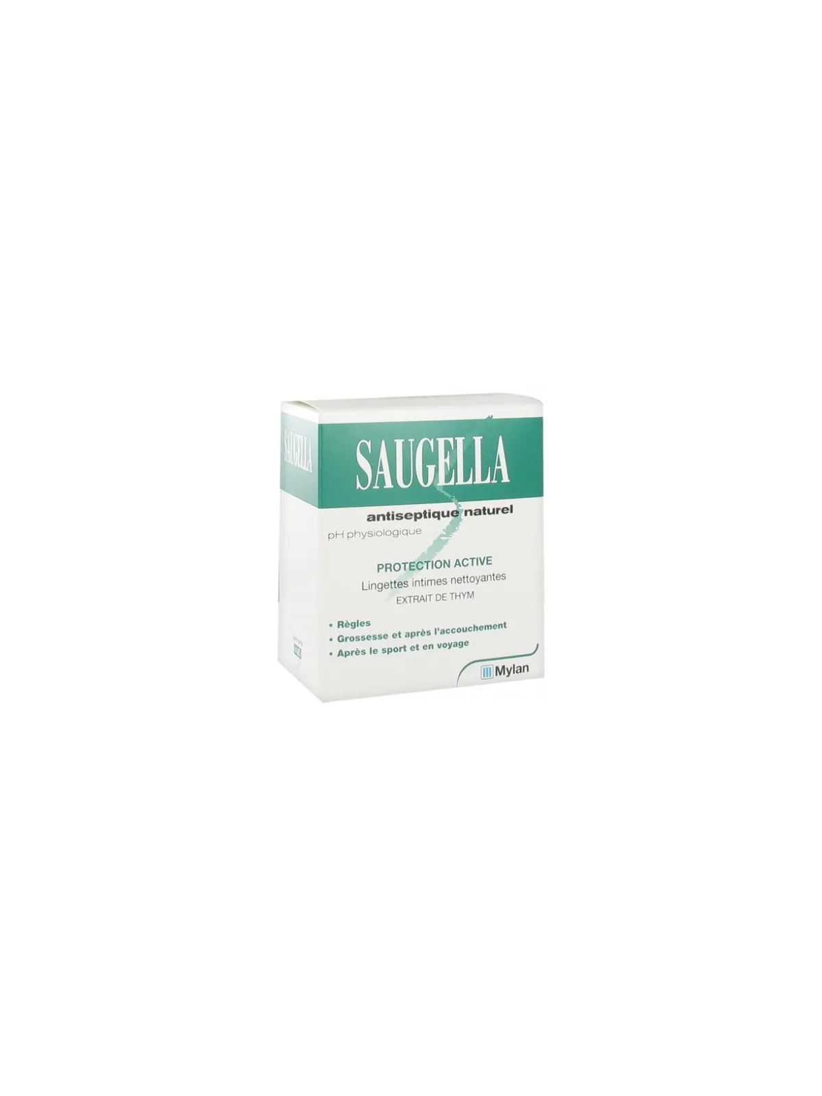 SAUGELLA Antiseptique Lingettes Intimes Individuelles Paquet de 10