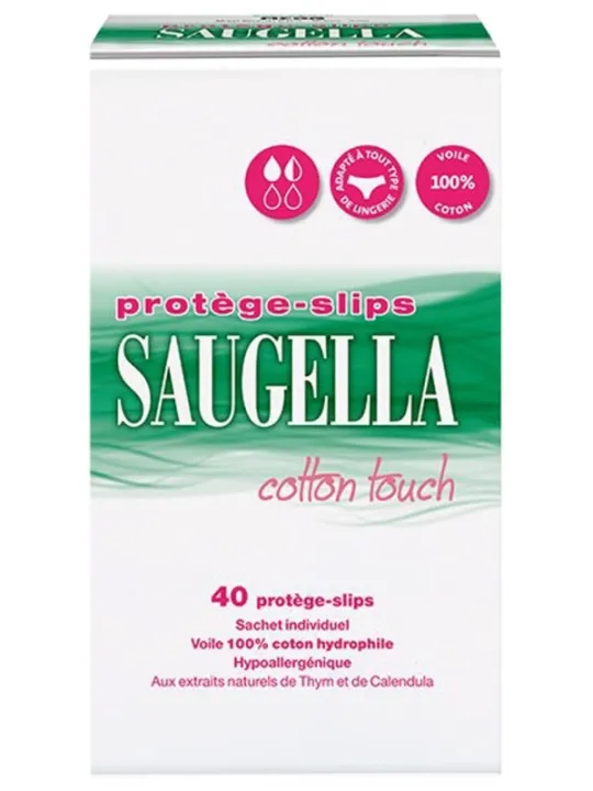SAUGELLA Cotton Touch Protège-Slips boite de 40