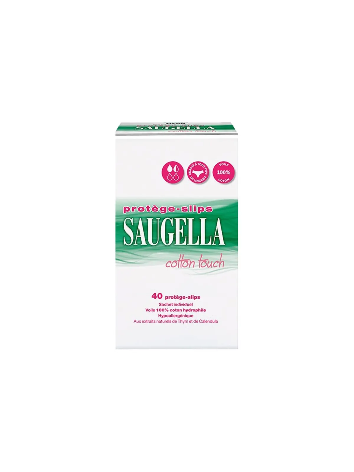 SAUGELLA Cotton Touch Protège-Slips boite de 40