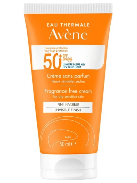 AVENE Solaire Crème SPF50+ Sans Parfum 50ML