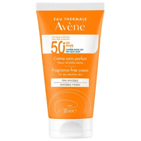 AVENE Solaire Crème SPF50+ Sans Parfum 50ML