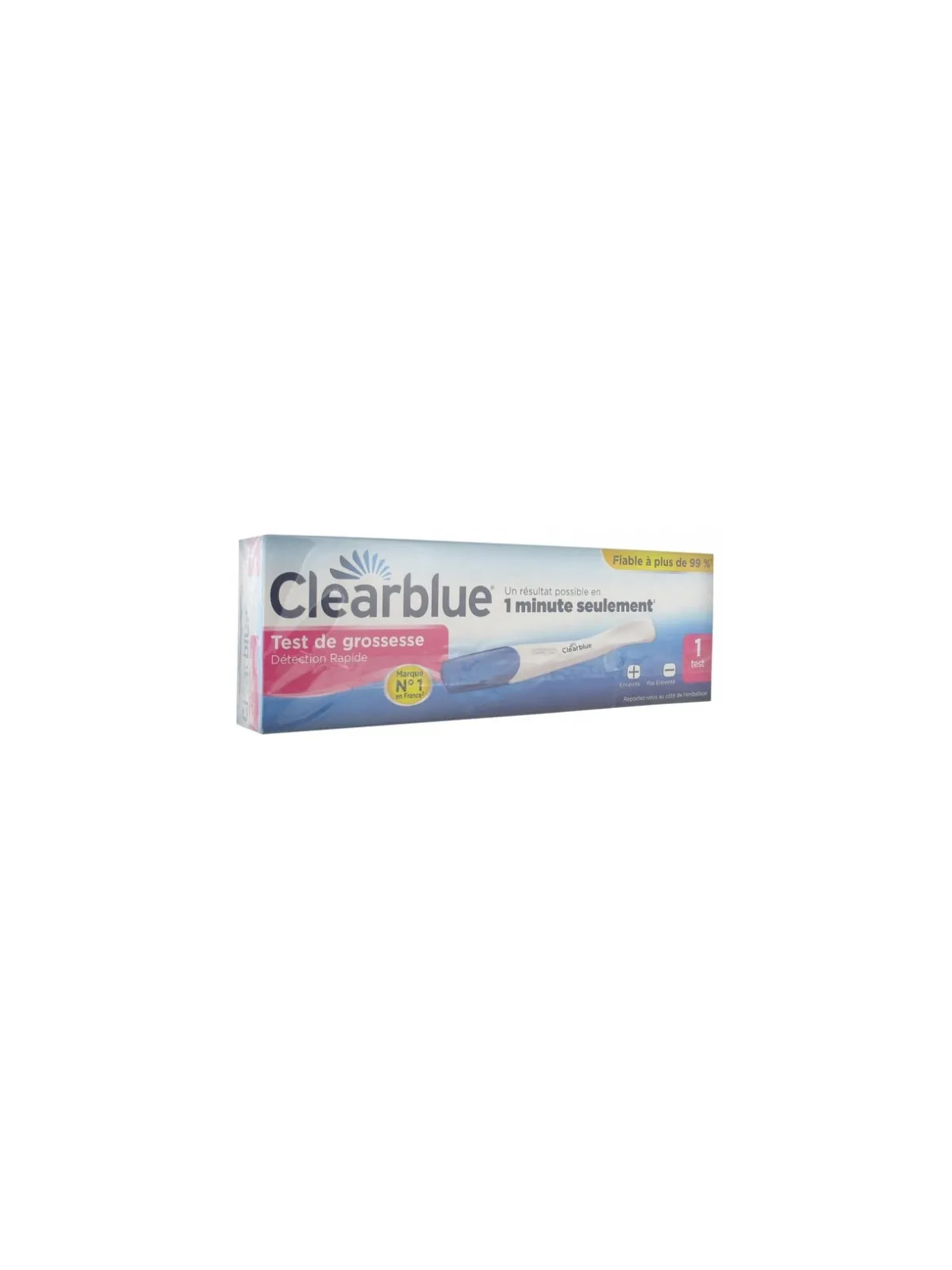 CLEARBLUE Test de Grossesse Détection rapide boite de 1