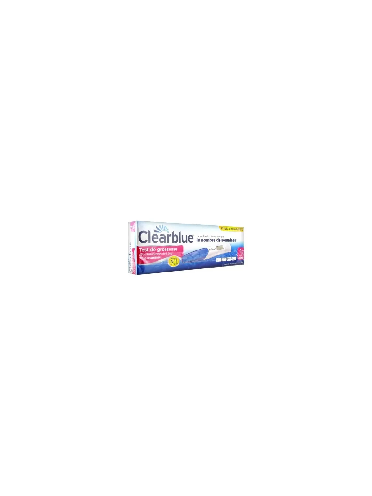 CLEARBLUE Test de Grossesse Digital boite de 1