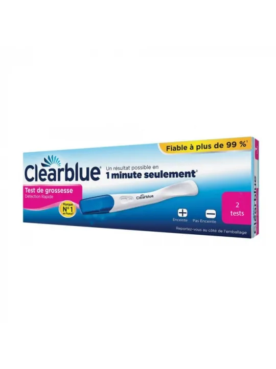 CLEARBLUE Test de Grossesse Classic boite de 2