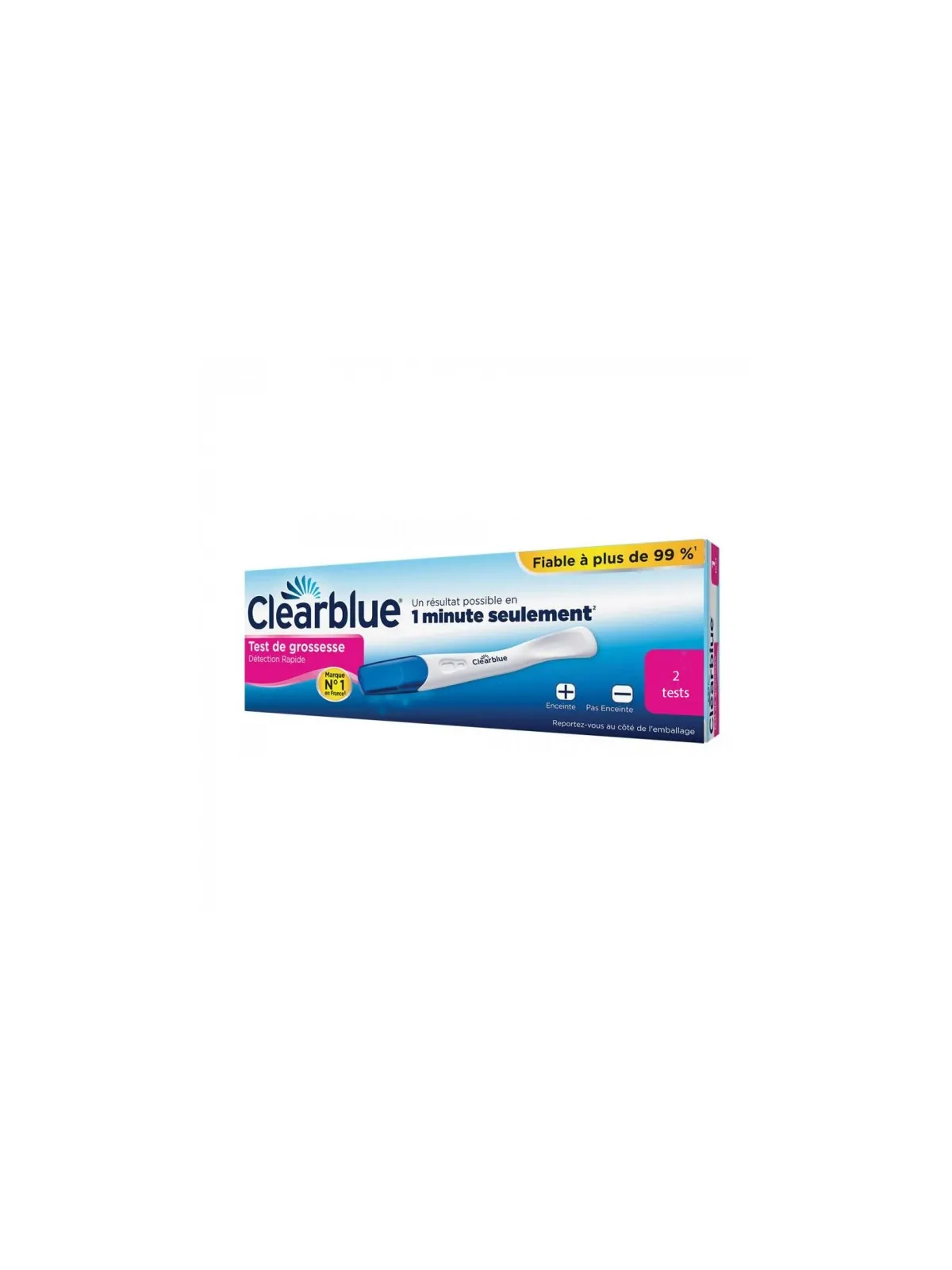 CLEARBLUE Test de Grossesse Classic boite de 2