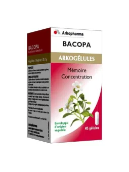 Arkopharma Arkogélules bacopa 45 gélules