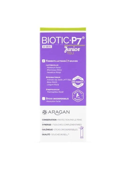 Aragan biotic P7 junior 10 jours sachets