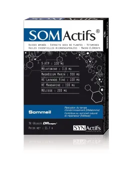 SYNACTIFS Somactifs Sommeil Gélules boite de 30