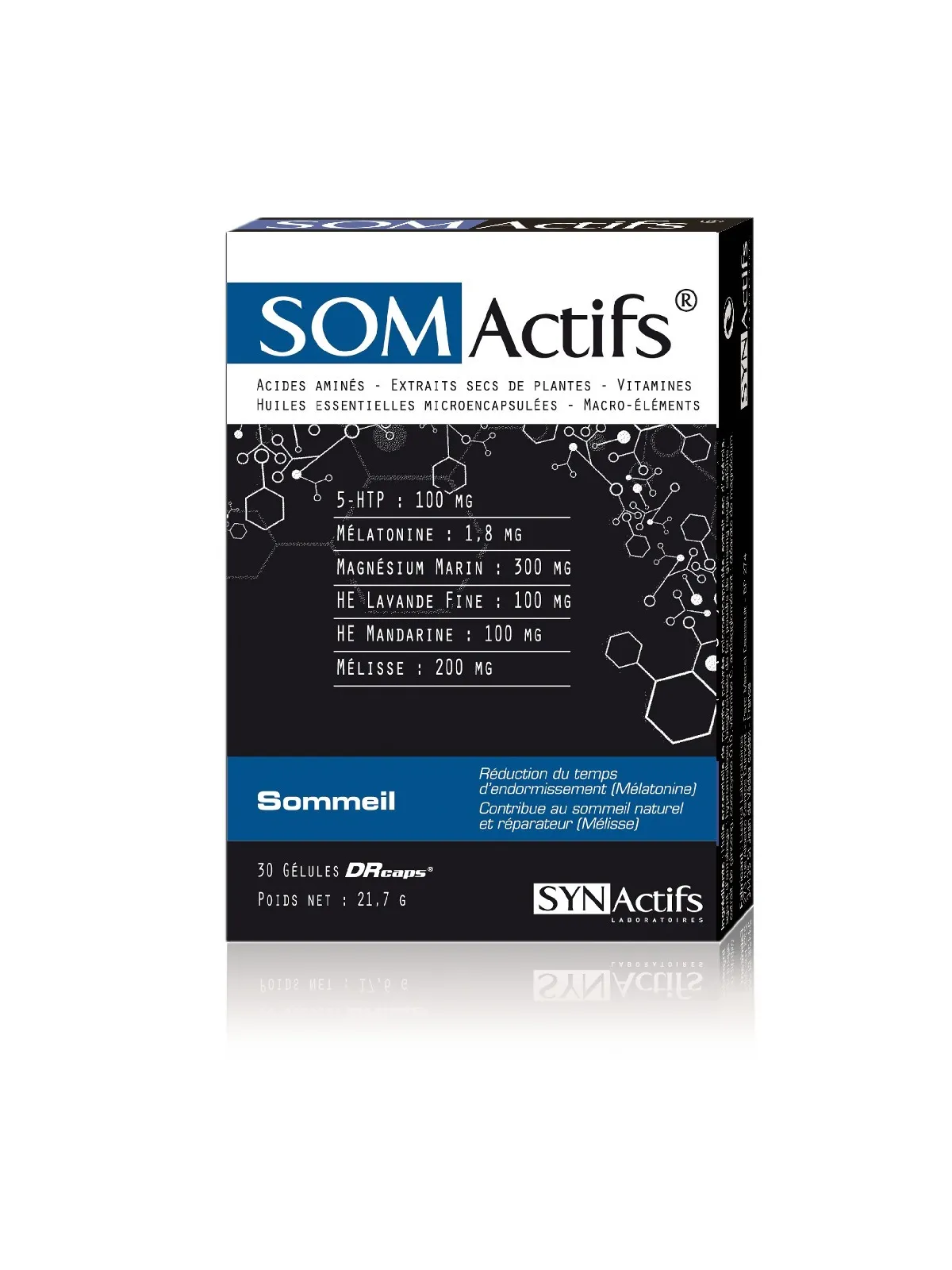 SYNACTIFS Somactifs Sommeil Gélules boite de 30