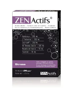 SYNACTIFS ZenActifs Gélules boite de 30