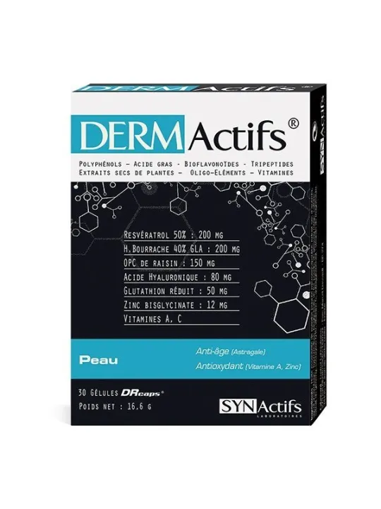 SYNACTIFS Dermactifs Peau Gélules Boite de 30