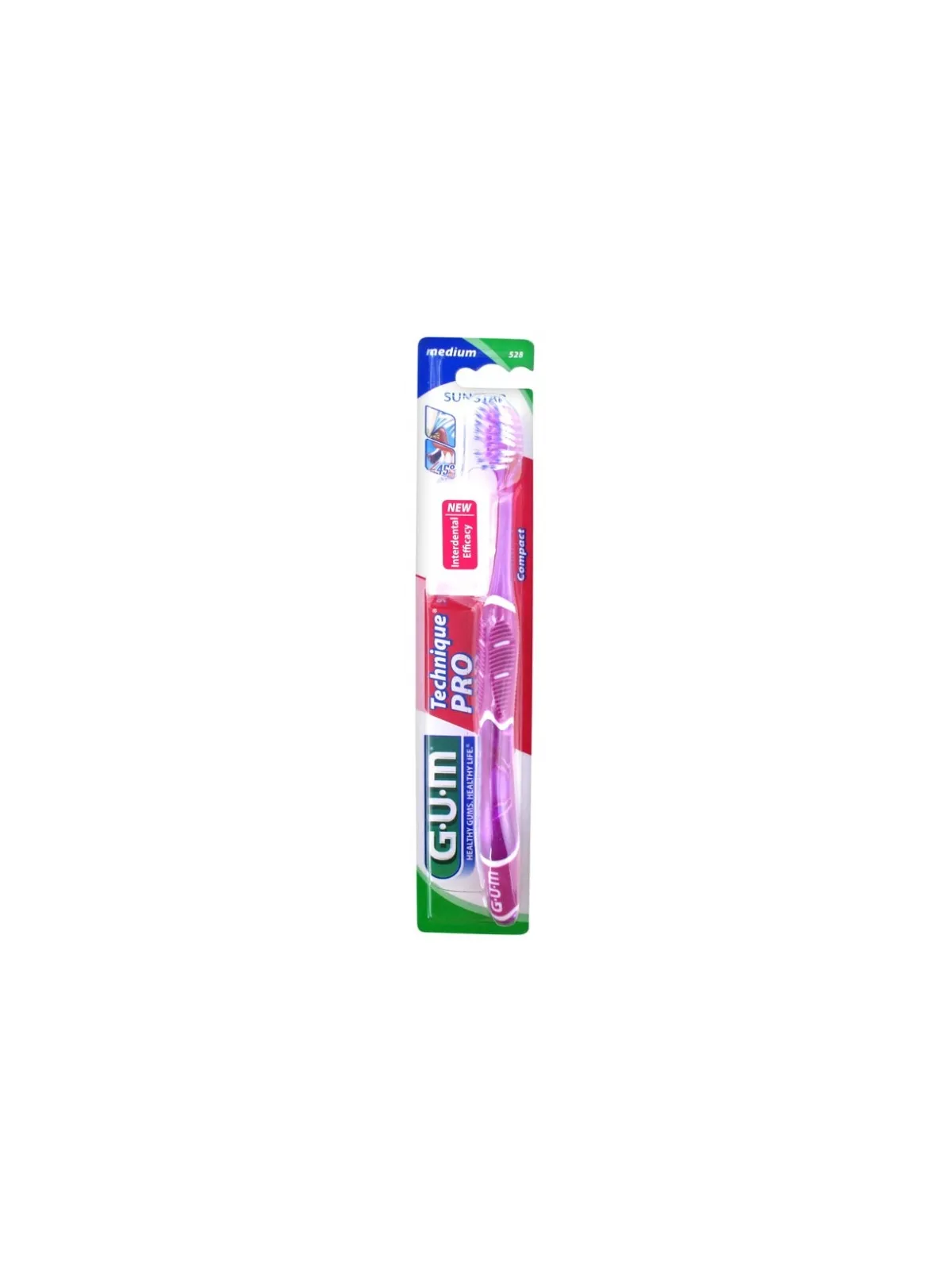 GUM Brosse à Dents Technique Pro Medium n°528