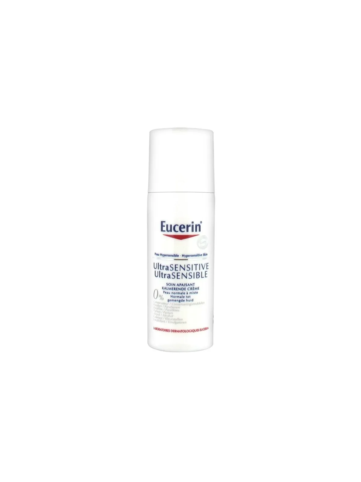 Eucerin Ultra Sensible Soin Apaisant Peau Normale à Mixte 50 ml
