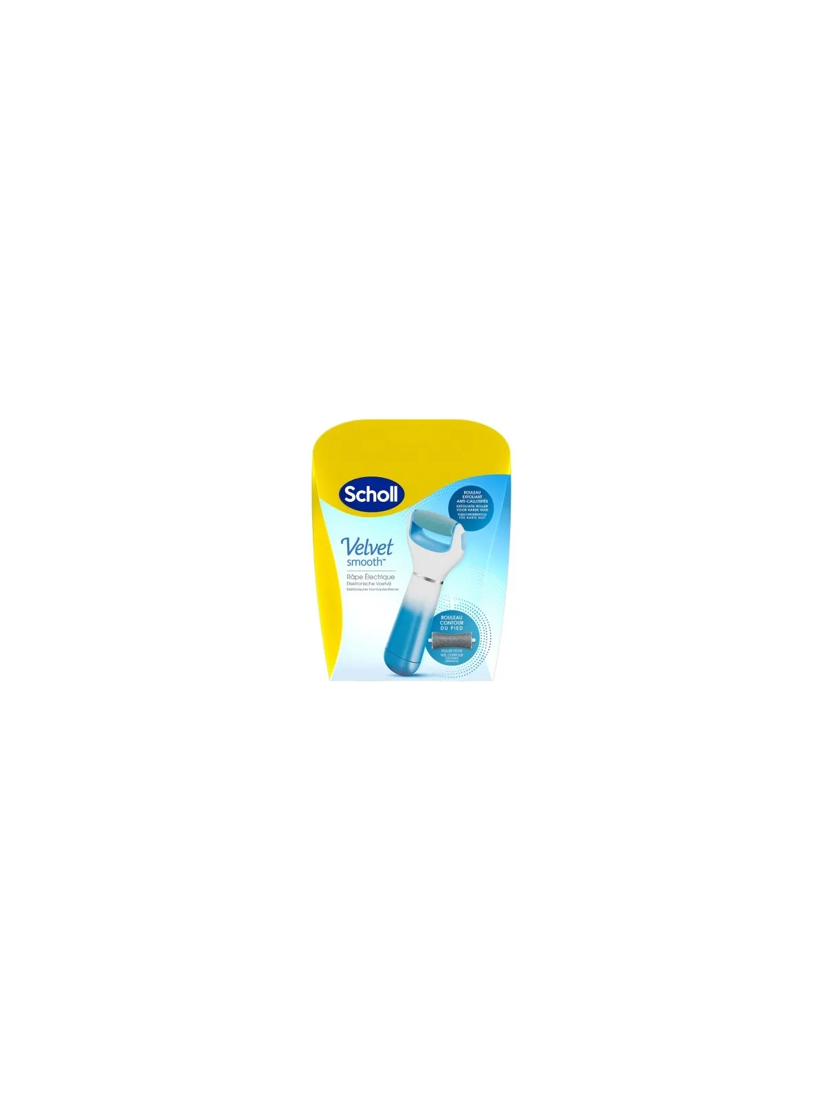 SCHOLL Velvet Râpe Électrique Anti-Callosités