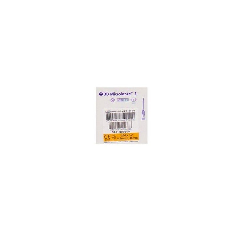 BD Microlance 3, 25G 5/8 RB 0,5x16mm, Orange, Aiguille