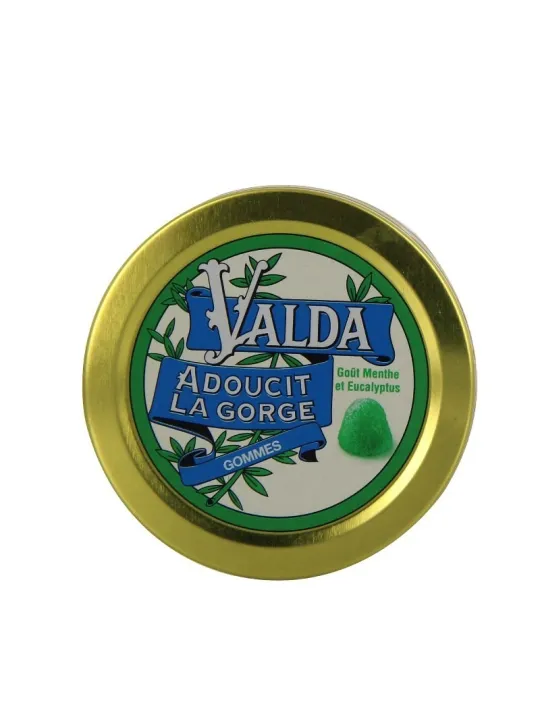 Valda pastillles gorge menthe eucalyptus 50 pastilles