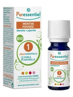 PURESSENTIEL Huile Essentielle de Menthe Poivrée Bio 10ML