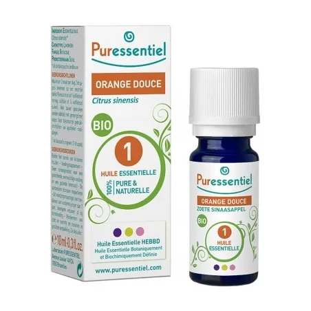 PURESSENTIEL Huile Essentielle d'Orange Bio 10ML