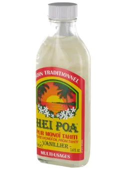 Huile de monoï pur de tahiti au vanillier 100ml