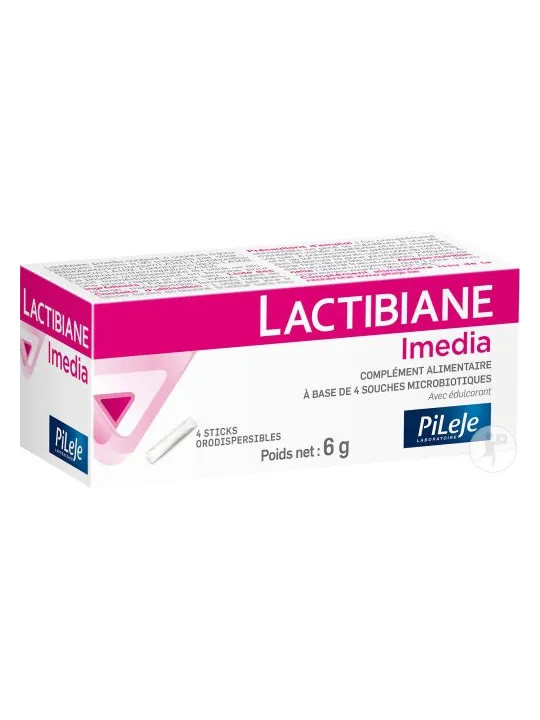 PILEJE Lactibiane Imedia Sticks boite de 4